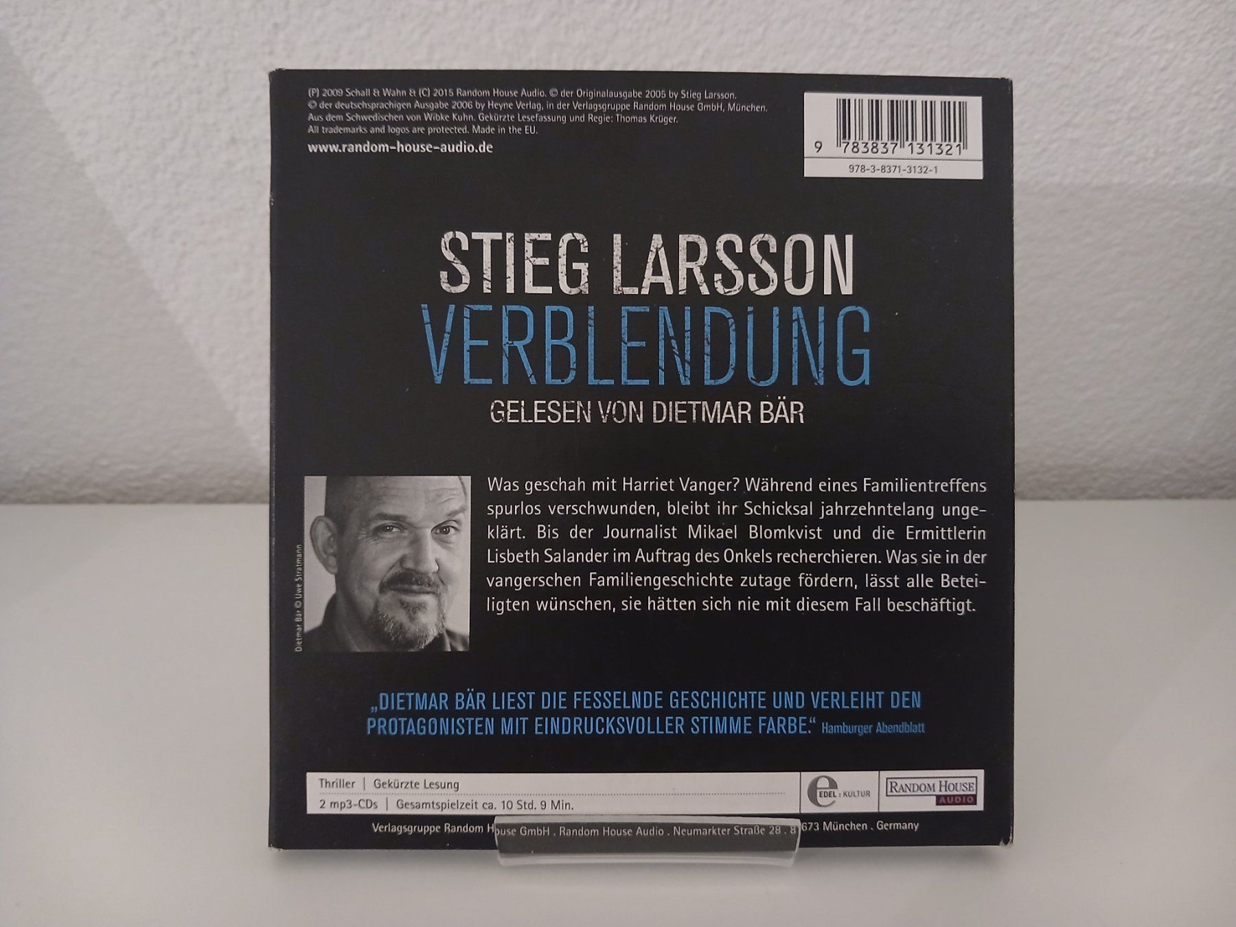 Hörbücher: Stieg Larsson Verblendung – Gebraucht aus St. Margrethen SG von SamusAran 1