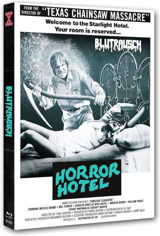 Tutti i DVDs: Blutrausch - Horror Hotel MB Cover C – Nuovo e nell'imballaggio originale da Weinfelden venduto da Media-Extrakt