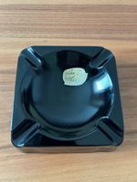 Aschenbecher, 4-eckig, schwarz Vintage Kein Versand ins Ausl
