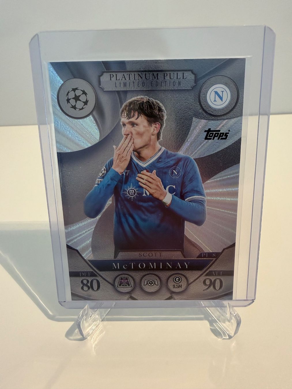 Topps Carte collezionabili: Carte Topps McTominay - Platinum Pull - Édition Limitée – Usato da Le Lieu venduto da mlm_wt5v