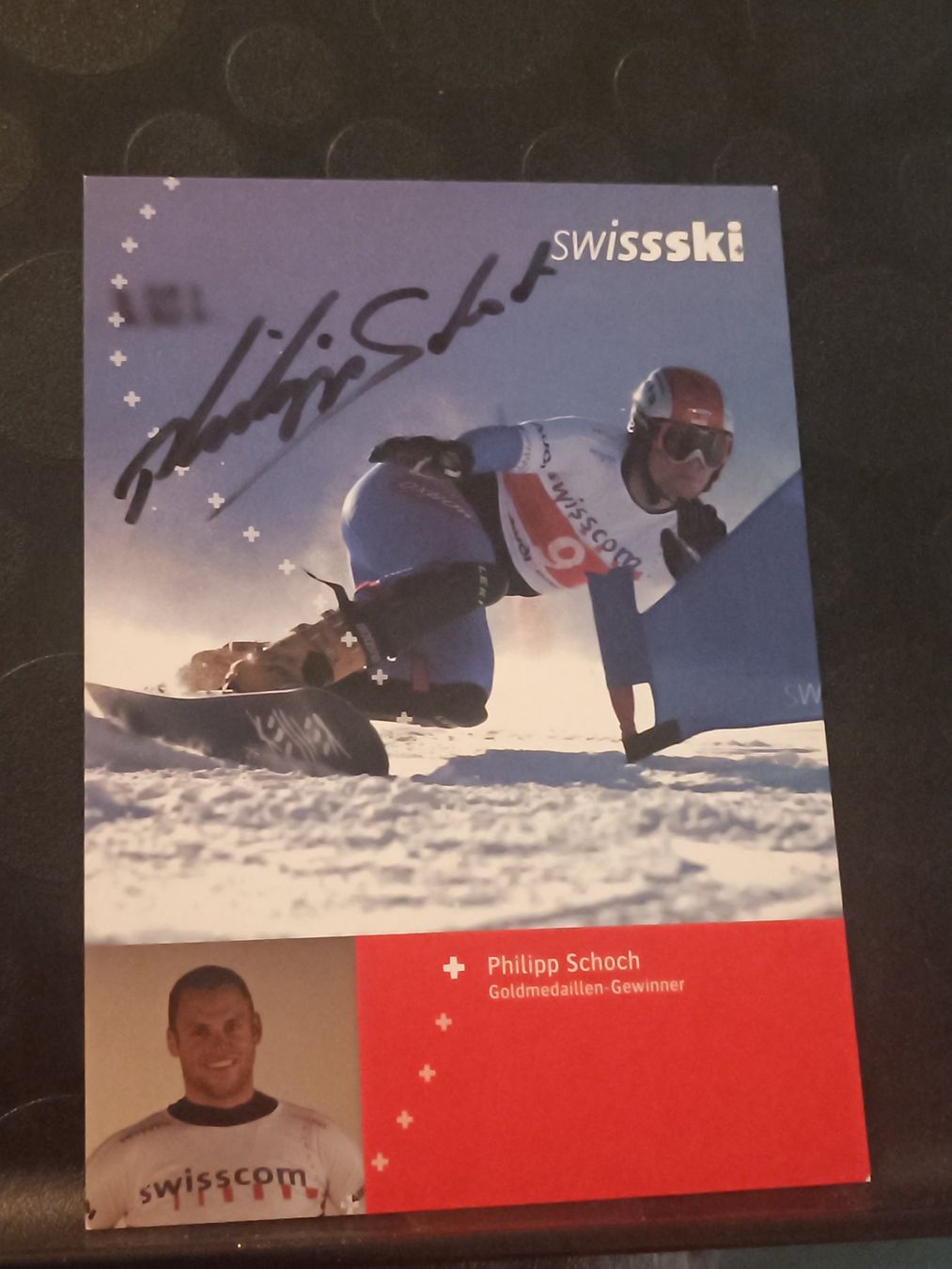 Autographes: Philipp Schoch - handsignierte Swisski Autogrammkarte – D'occasion à Menziken par Artographs