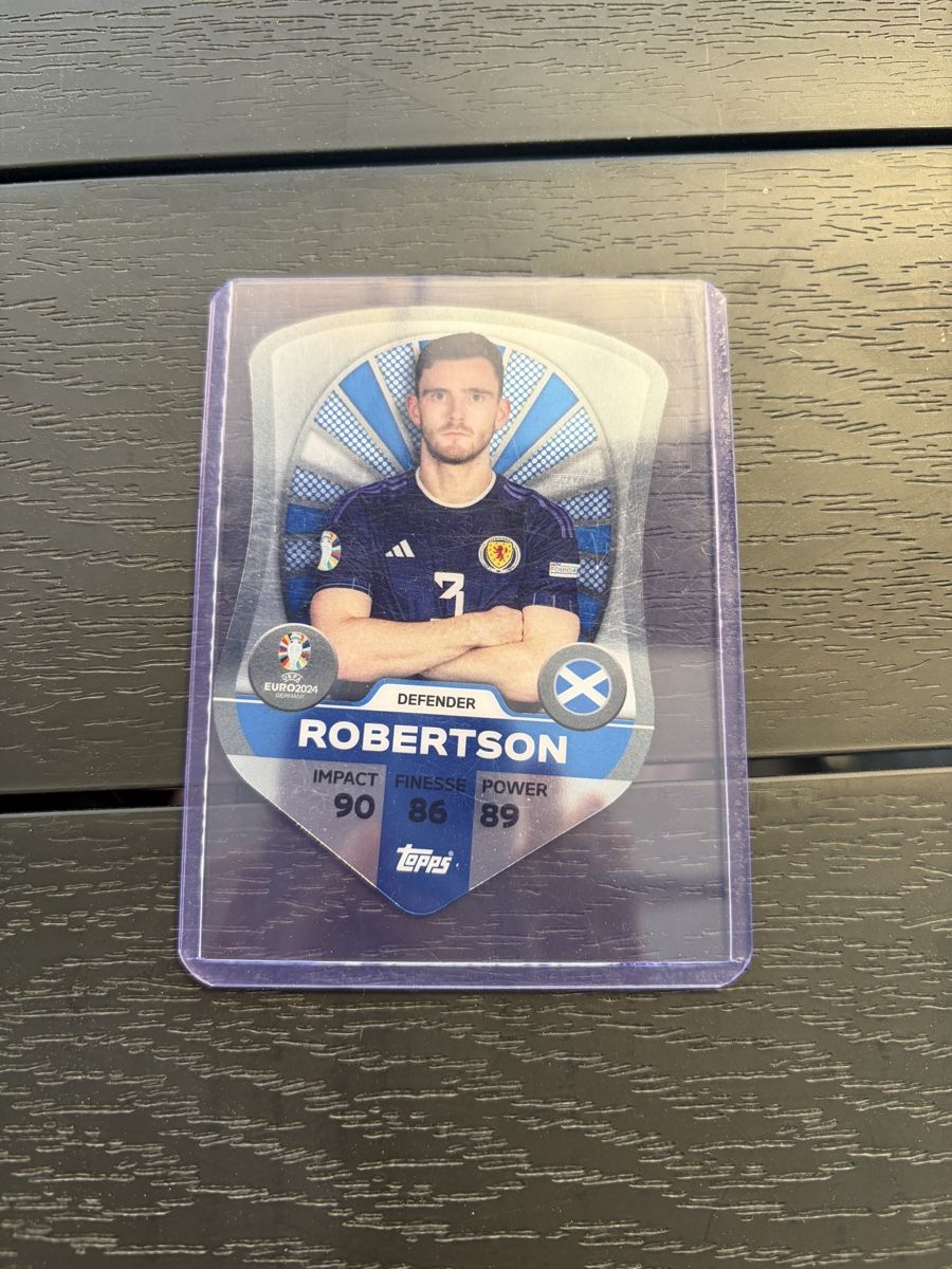 Topps Carte collezionabili: Andy Robertson Topps Chrome Shield UEFA Euro – Nuovo (secondo la descrizione) da Burgdorf venduto da lea_cw56