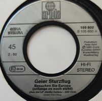 Vinyl-Single Geier Sturzflug - Besuchen Sie Europa (solange