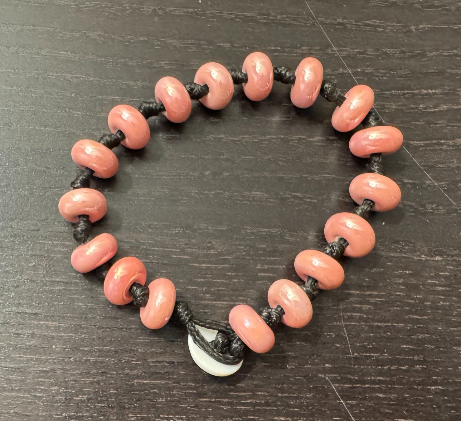 Bracciali & Braccialetti: Perlenarmband, rosa, Armband, bracelet, rose – Nuovo e nell'imballaggio originale da Winterthur venduto da YaV