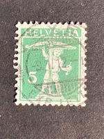 Schweiz 1912 Tellknabe 5 Typ 2 Vollstempel VEVEY 9.1.12