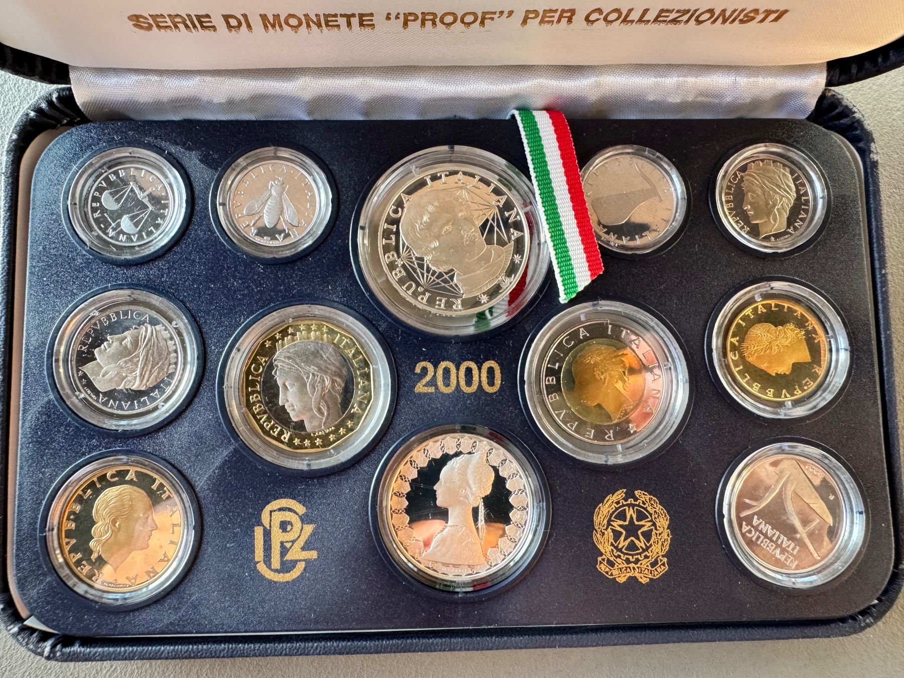 Alle Münzen: Italien Münzsatz 2000 - Proof – Neu (gemäss Beschreibung) aus Meilen von coins4sale 3