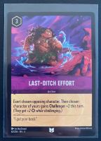 Lorcana FOIL LAST-DITCH EFFORT 62/204 EN-3 Uncommon