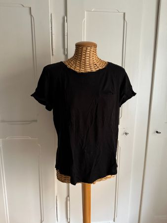 T-Shirt schwarz locker S