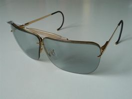 Jagdbrille Randolph Ranger 66mm Sportbügel Gold graue Gläser