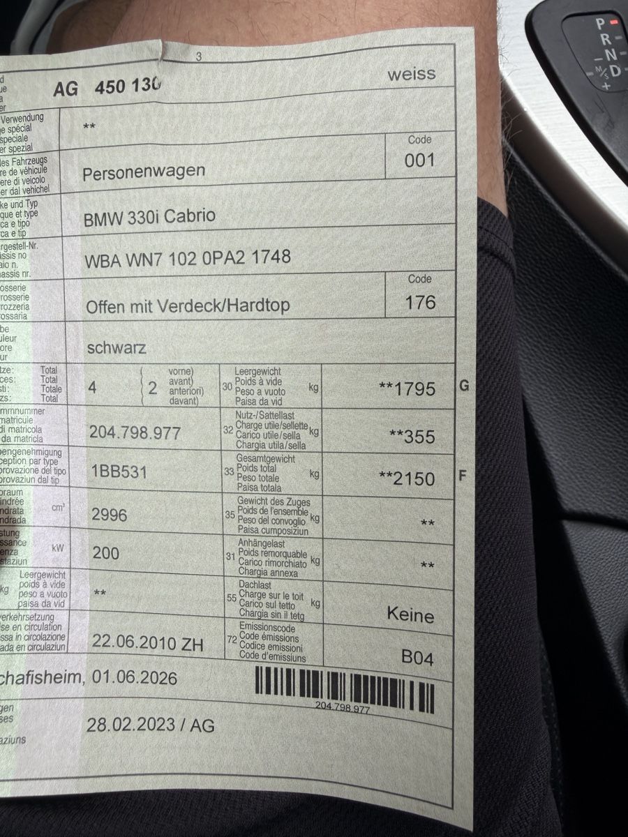 BMW Autos: BMW 330i Cabrio  – Gebraucht aus Kleindöttingen von arm_d9qm 6