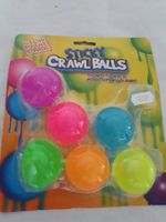 Pack 6 Stk. Sticky Crawl Balls, wirf den Ball an die Wand