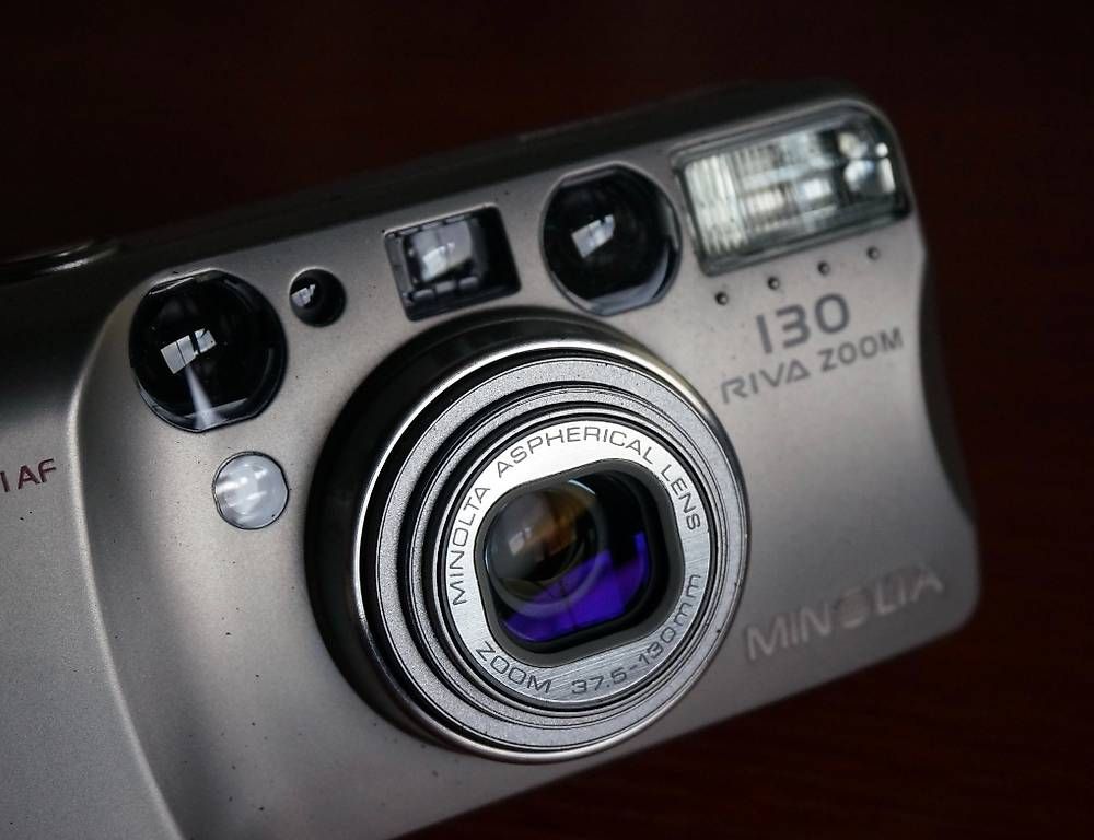 Minolta Fotocamera: Minolta Multi AF 130 Riva Zoom "Point and Shoot" Analog – Usato da Spreitenbach venduto da Salesmanship 1