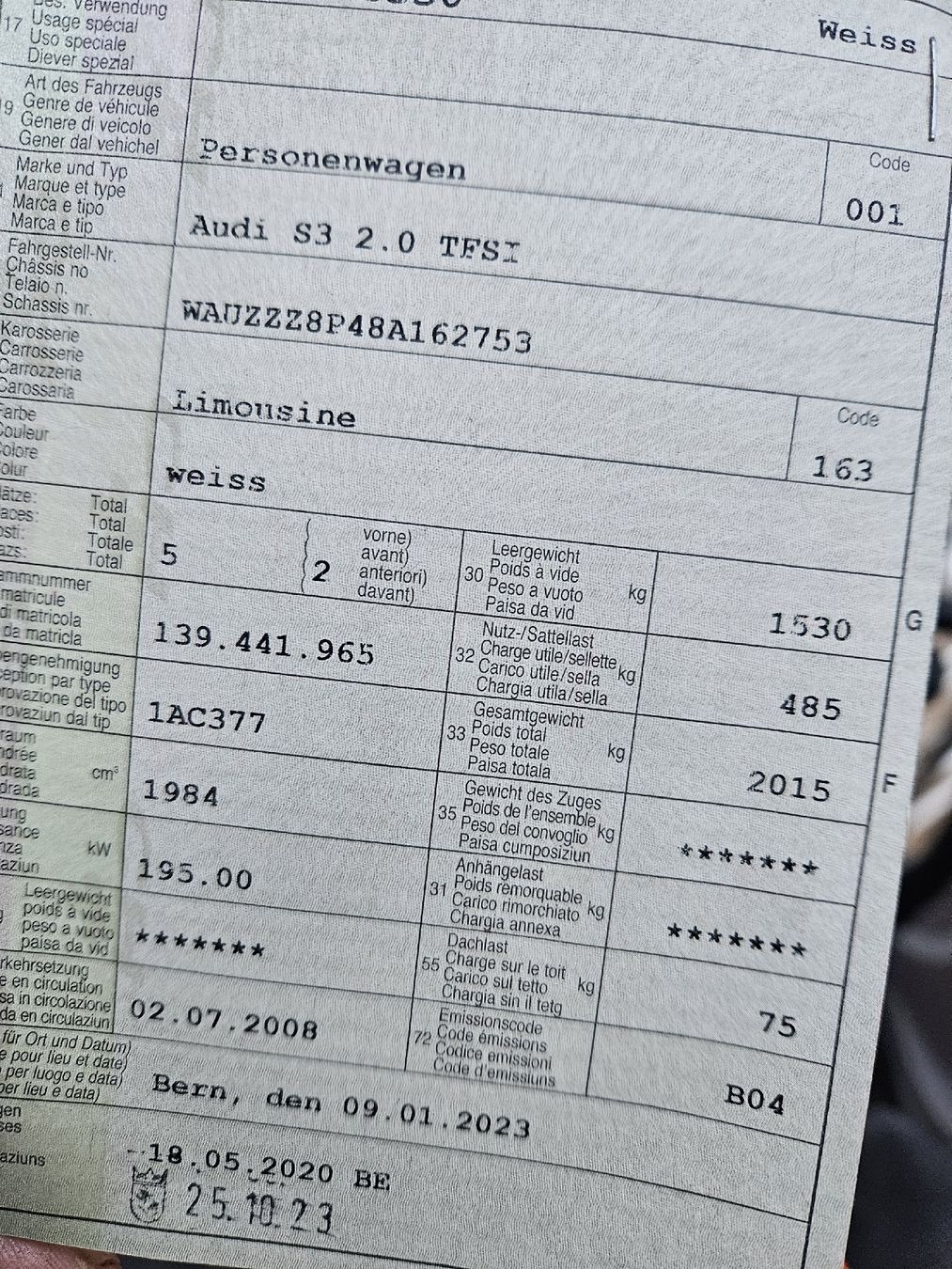 Audi Automobili: Audi S3 2.0 TFSI – Usato da Unterlangenegg venduto da sim_7q2n 3