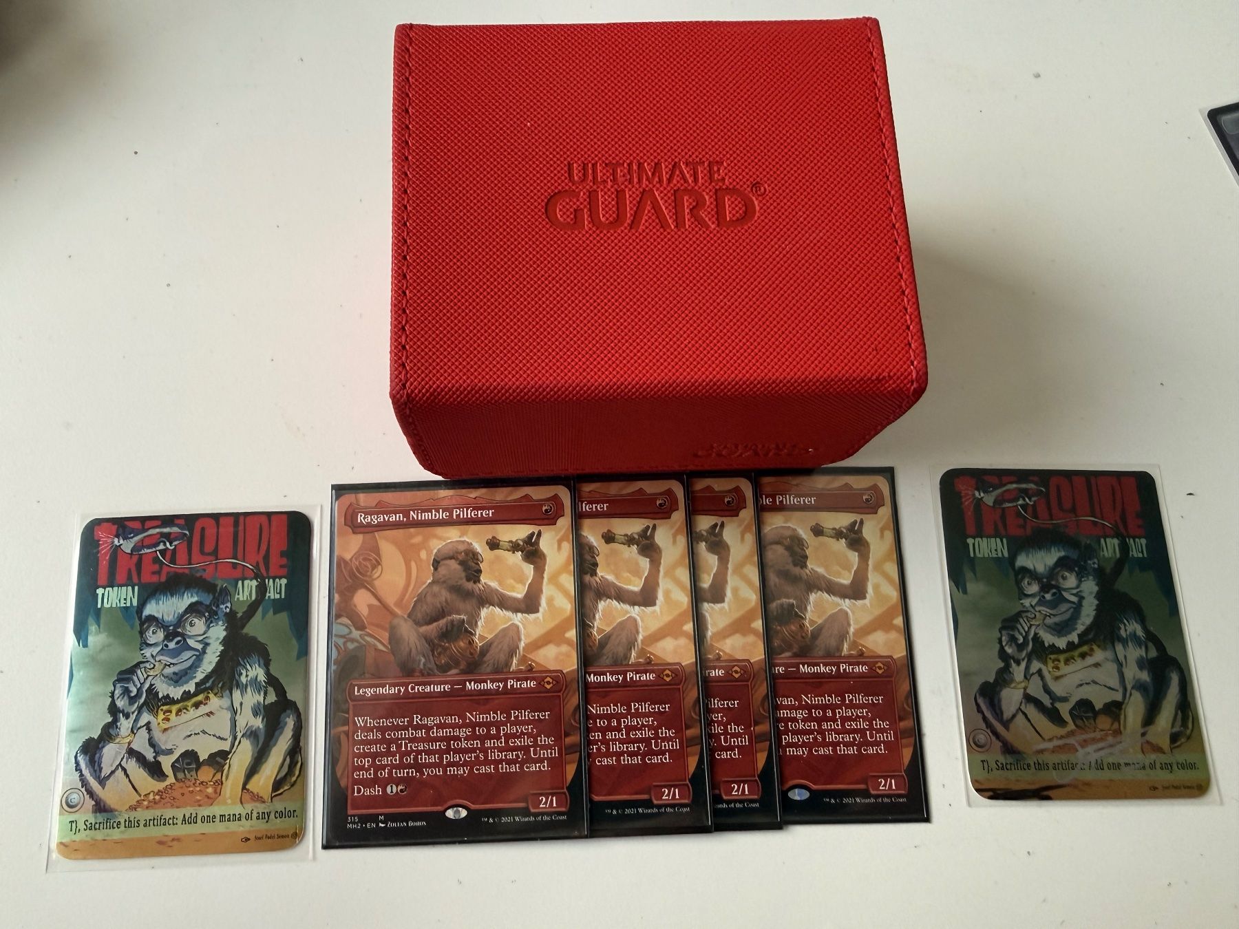Magic The Gathering Carte collezionabili: MTG Modern - Ragavan/Murktide Deck (Blinged) inkl Sideboard – Usato da Buchs ZH venduto da NOYB0880