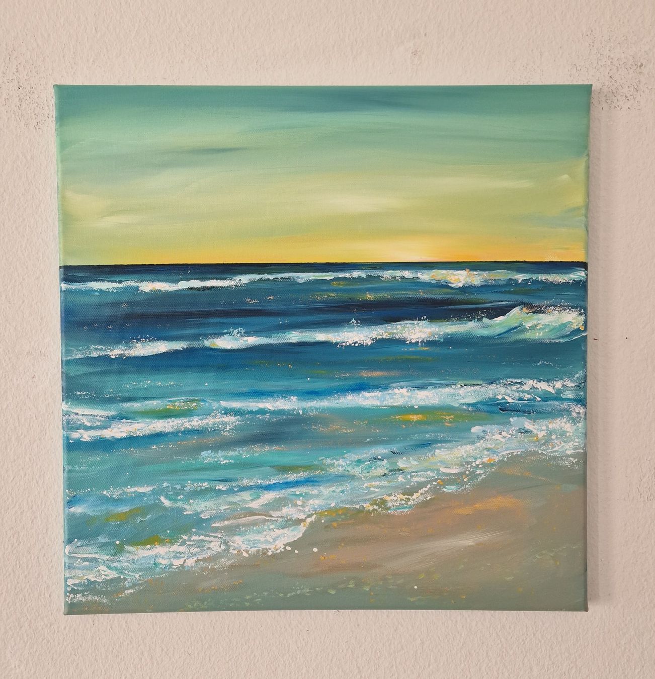Tableaux: Calming Sea – Neuf avec emballage d'origine à Heimberg par CBalmerArt 2