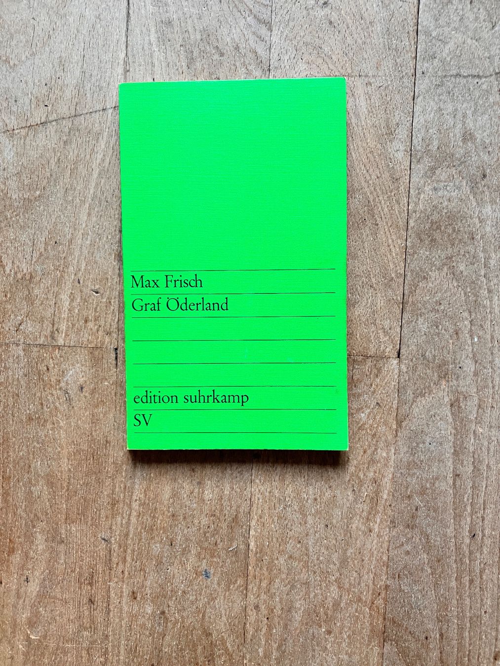 Libri: Max Frisch Graf Öderland – Usato da Zürich venduto da amarelapreto