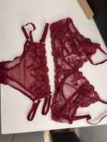Unterwäsche Set bordeaux Andrea Preda 80B, 38