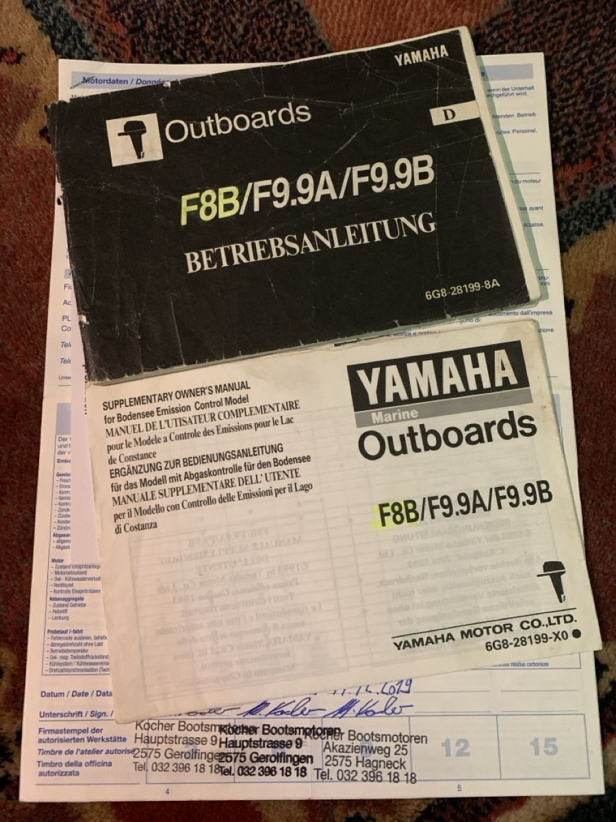 Yamaha Motori: Yamaha F8 Aussenborder, Viertakt – Usato da Biel/Bienne venduto da SwissThirdLife 9