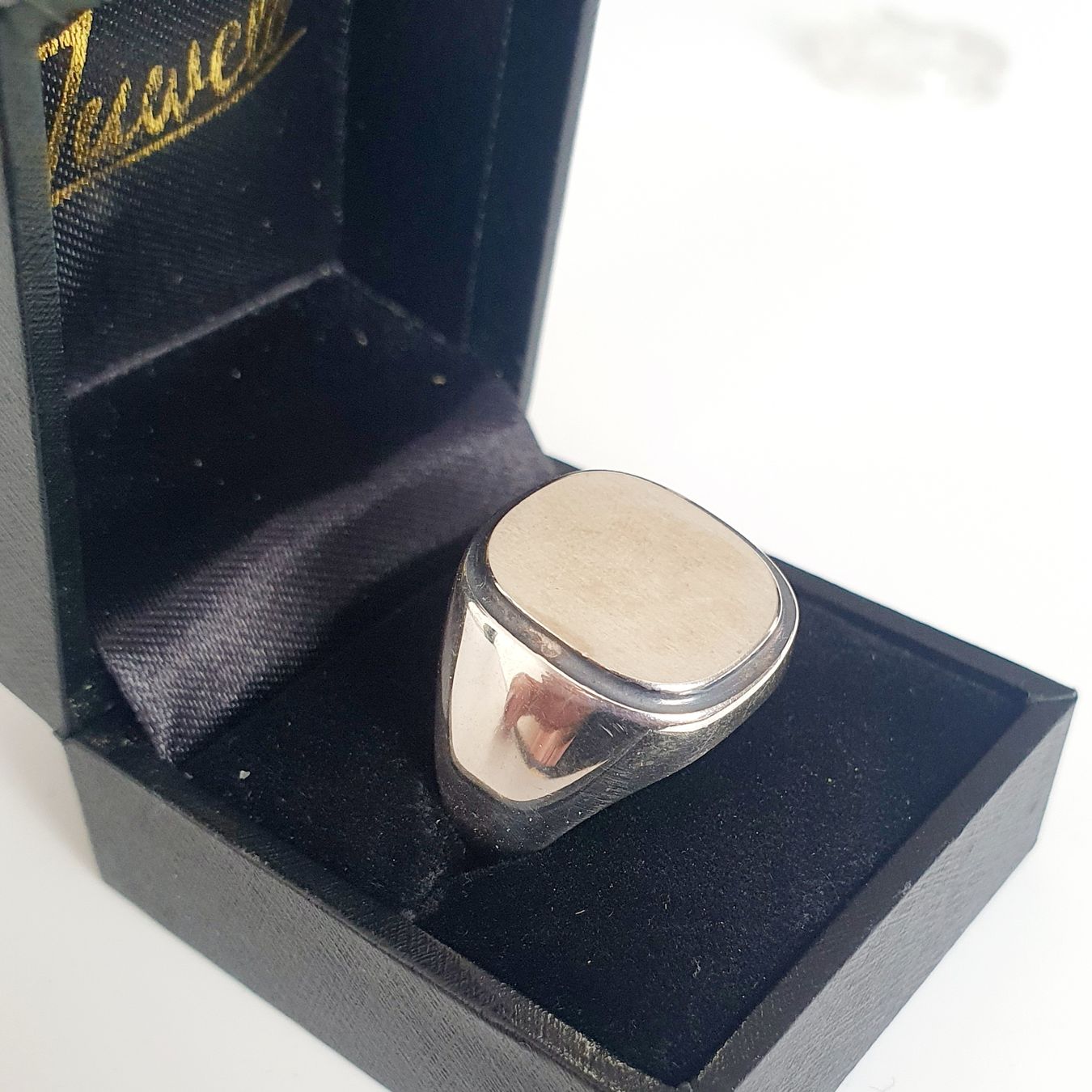 Anelli: Siegelring,  Herren Ring Silber 835   gr. anpassbar  – Usato da Kreuzlingen venduto da Wunderkiste123 2