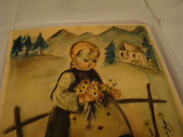 Dipinti: Top originales Aquarell Hummel Berta – Antico da Mosnang venduto da Goldwasser 4
