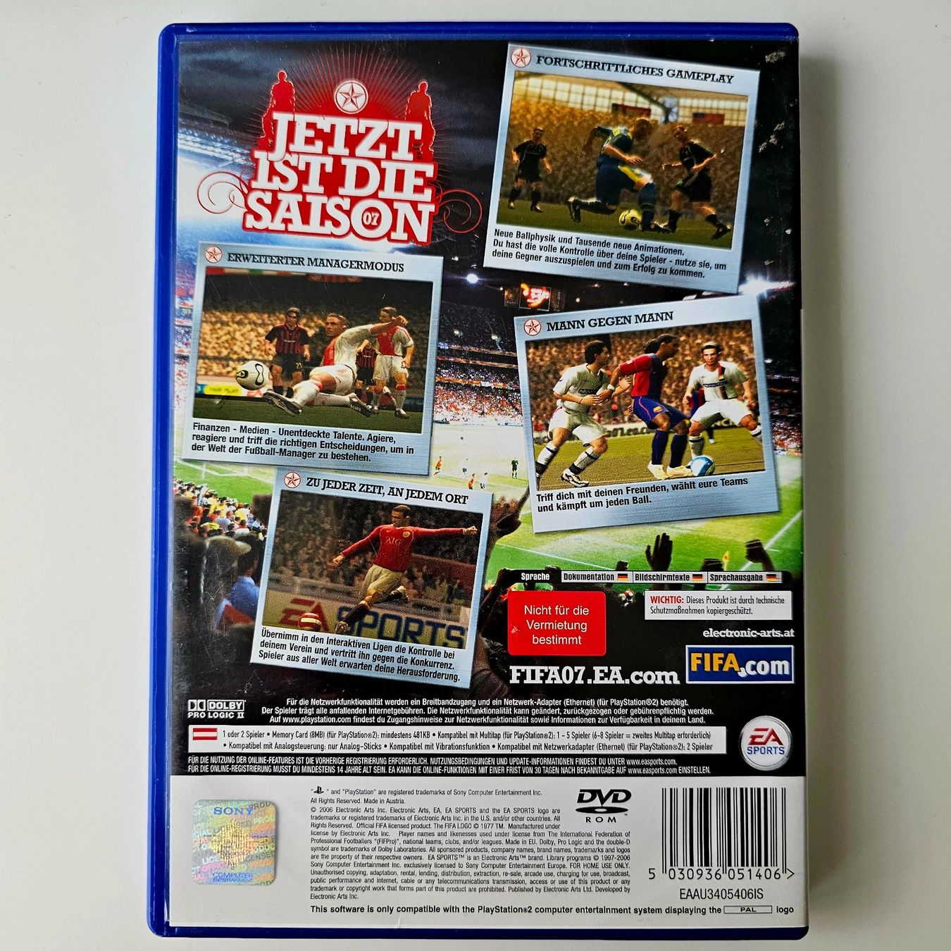 Sony Spiele: Fifa 07 (PS2) – Gebraucht aus Holziken von Miglioregamesnmore 1