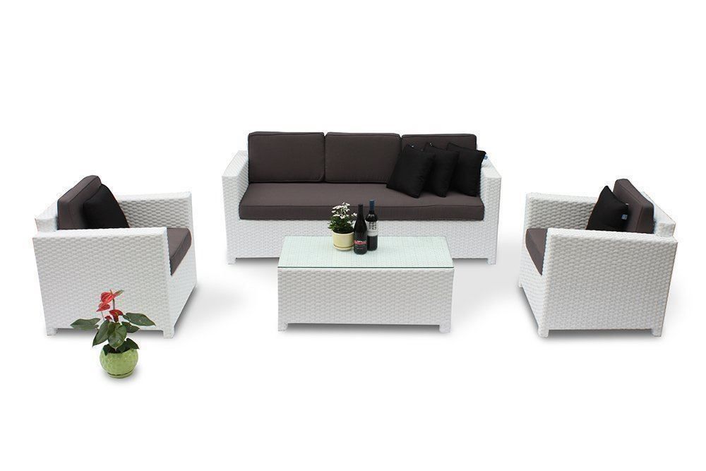 Sofas: Rattanmöbel Set in weiss SALE% – Neu und originalverpackt aus Bern von rattan-lounge 3