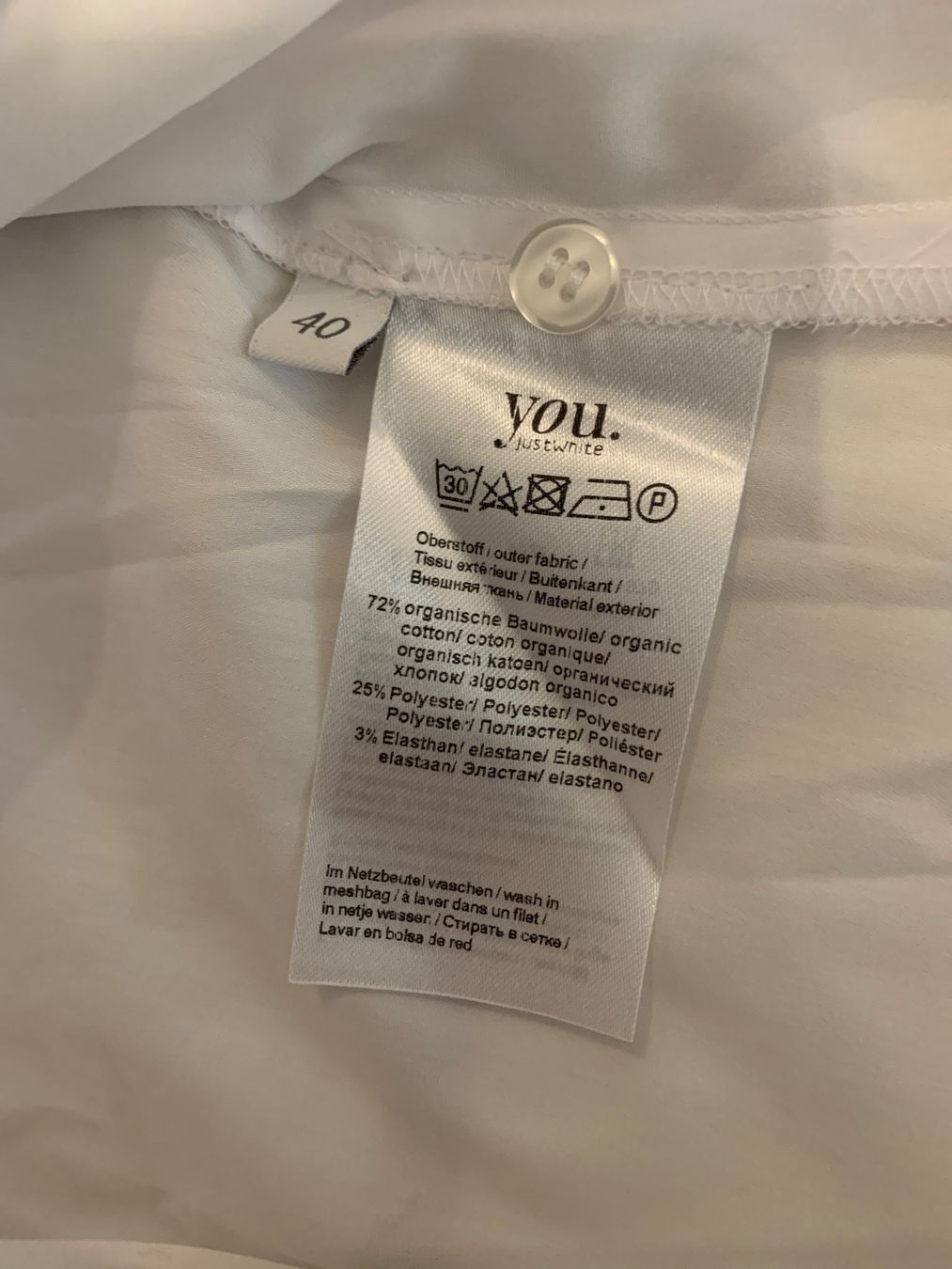 Camicette: Neue Bluse JustWhite – Nuovo e nell'imballaggio originale da Lausen venduto da tiguan07 5