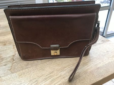 Tasche, Pochette, Herren/Damen Leder,