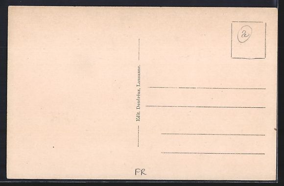 Ansichtskarten: Estavayer-le-Lac, Institut du Sacrè-Coe – Gebraucht aus Berlin von bartko-reher 1