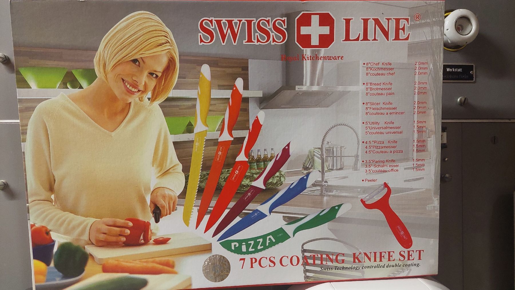 Swiss Coltelli: Schweizer Messerset/SwissQuality Messerset – Nuovo e nell'imballaggio originale da Basel venduto da O-MEGA 7