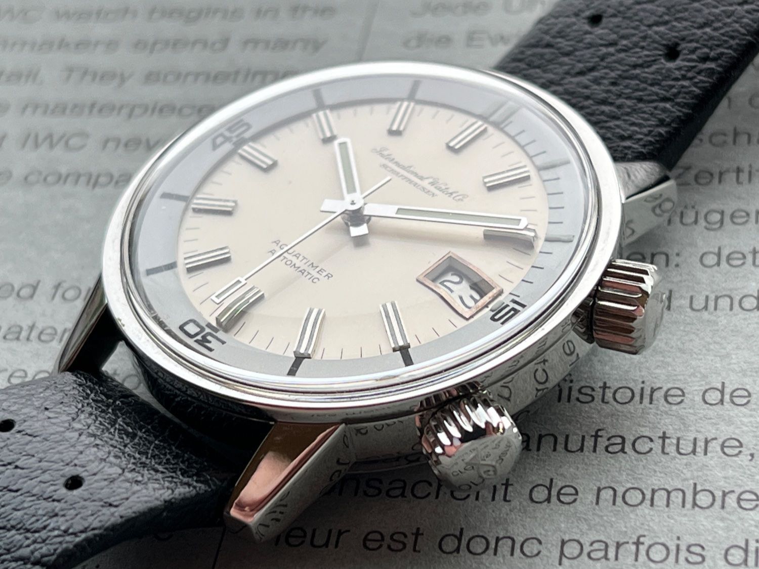 IWC Orologi: IWC AQUATIMER AUTOMATIC 1812 "WHITE DIAL“ – Usato da Beinwil am See venduto da watchfever