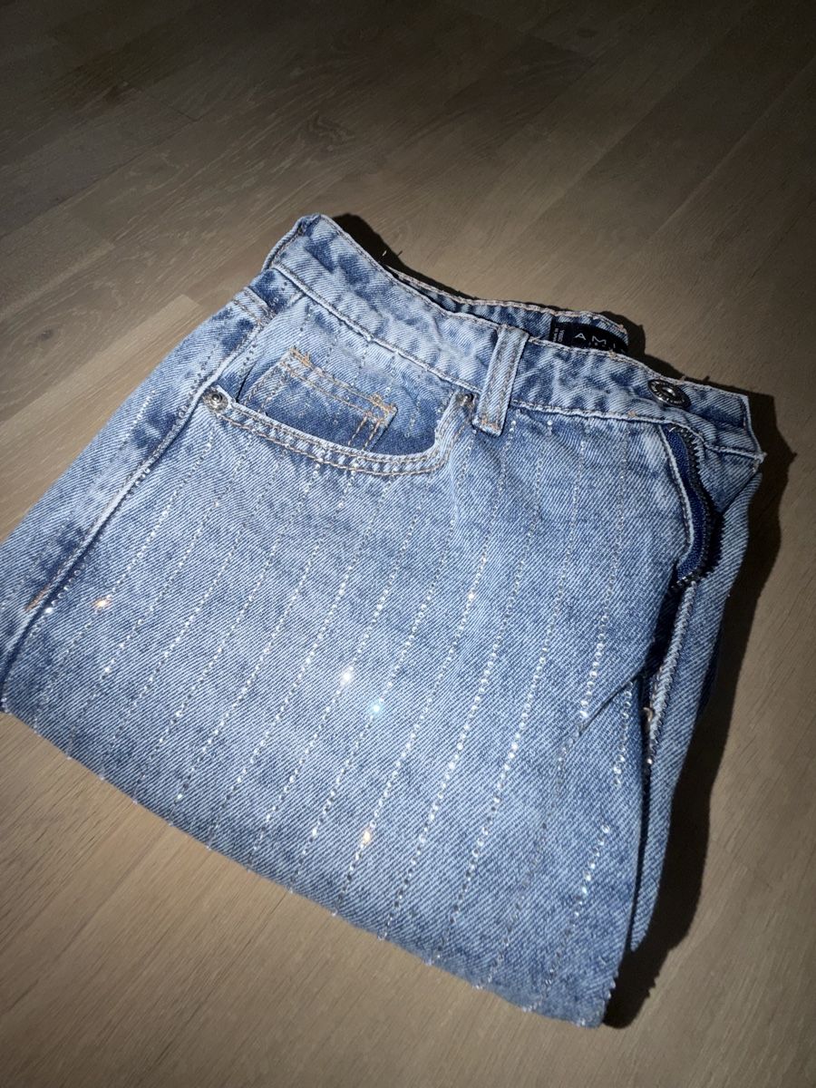 Jeans: Jeans con strass  – D'occasion à Sementina par fej_mb6f 2