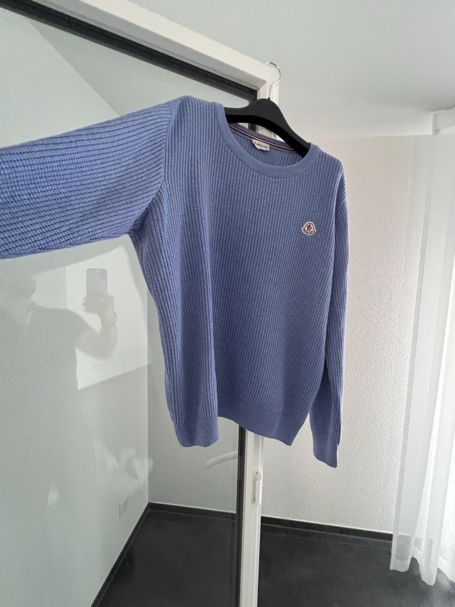 Moncler Maglioni & Felpe: Moncler Pullover blau aus Baumwolle Gr. M – Nuovo (secondo la descrizione) da Winterthur venduto da ChicMarkt 2