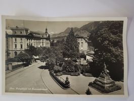 Ansichtskarte Chur Postgebäude Rmu
