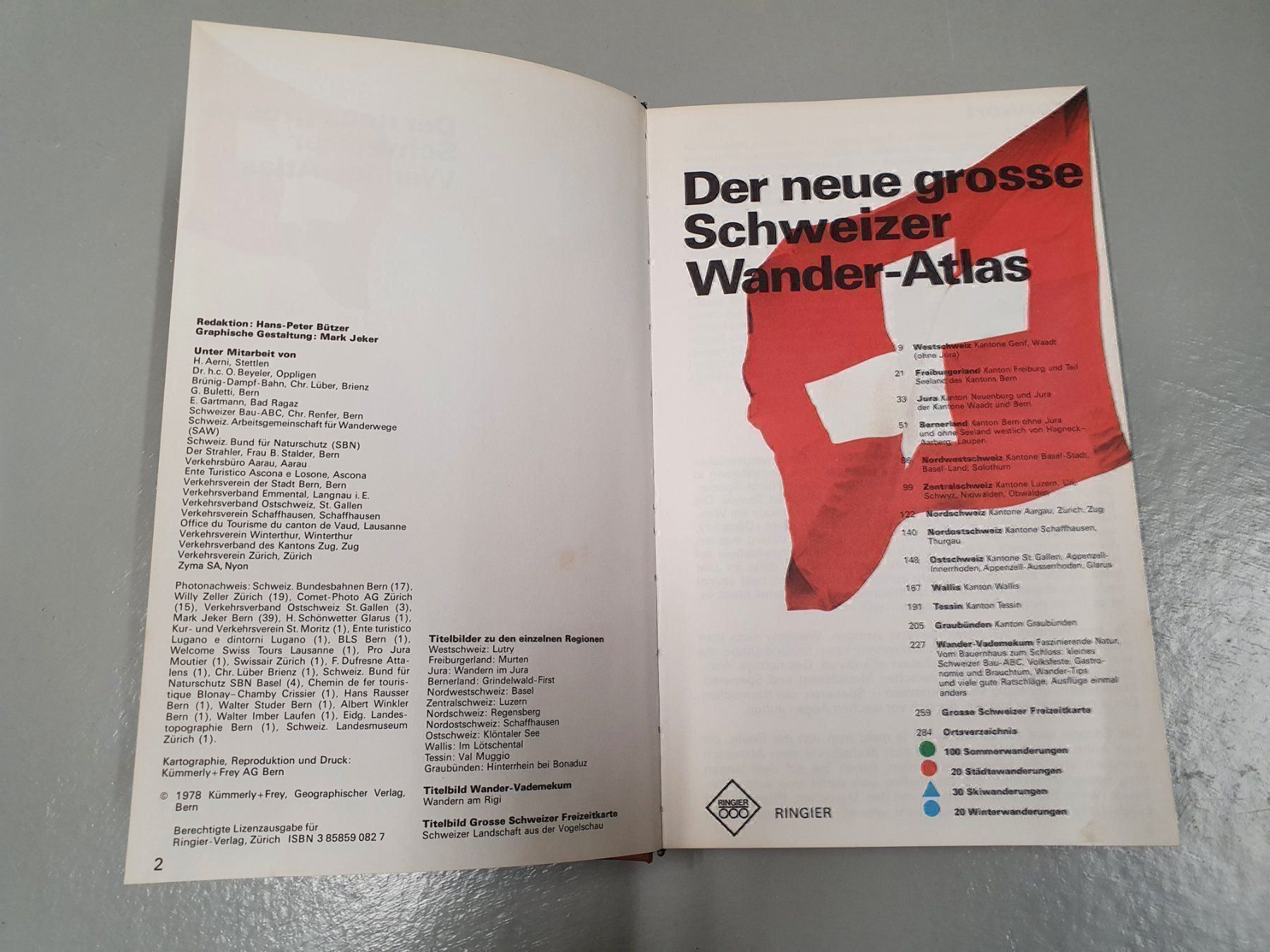 Libri: Der neue grosse Schweizer Wander-Atlas – Usato da Thun venduto da Aspi7 3