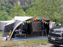 Falt-Caravan, Zeltklappanhänger, Camp-let