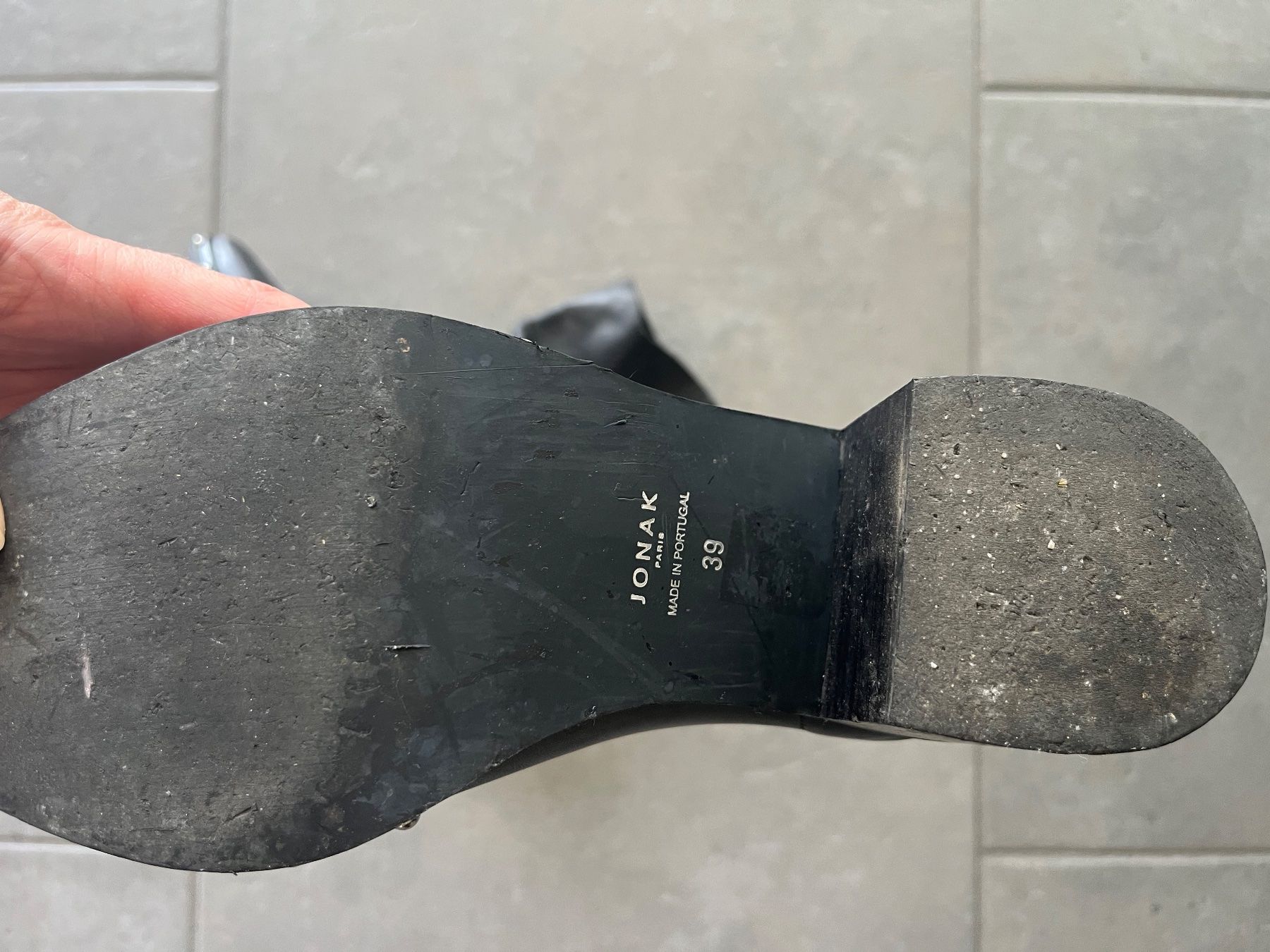 Jonak Scarpe da donna: Lederstiefeletten von Jonak. Gr. 39 – Usato da Rüschlikon venduto da TulipeR8 3