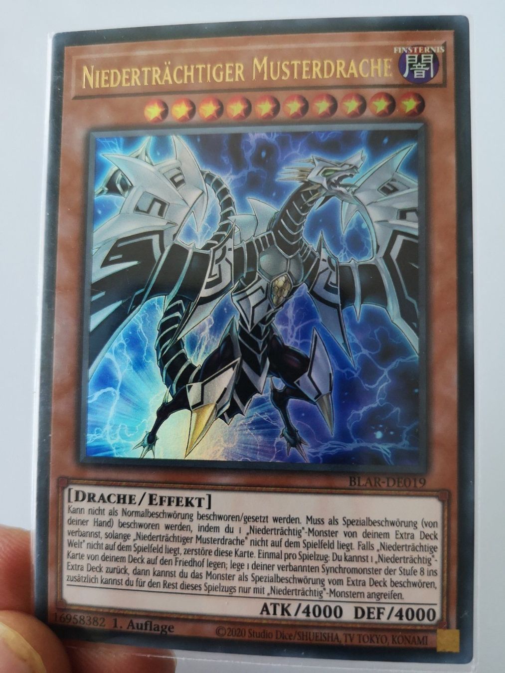 Yugioh Carte collezionabili: Niederträchtiger Musterdrache 1.Auflage – Nuovo (secondo la descrizione) da Boswil venduto da ShoppingCenterCity 3