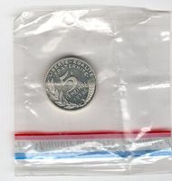 (2262) Frankreich, 5 Cent, Piedfort Probe