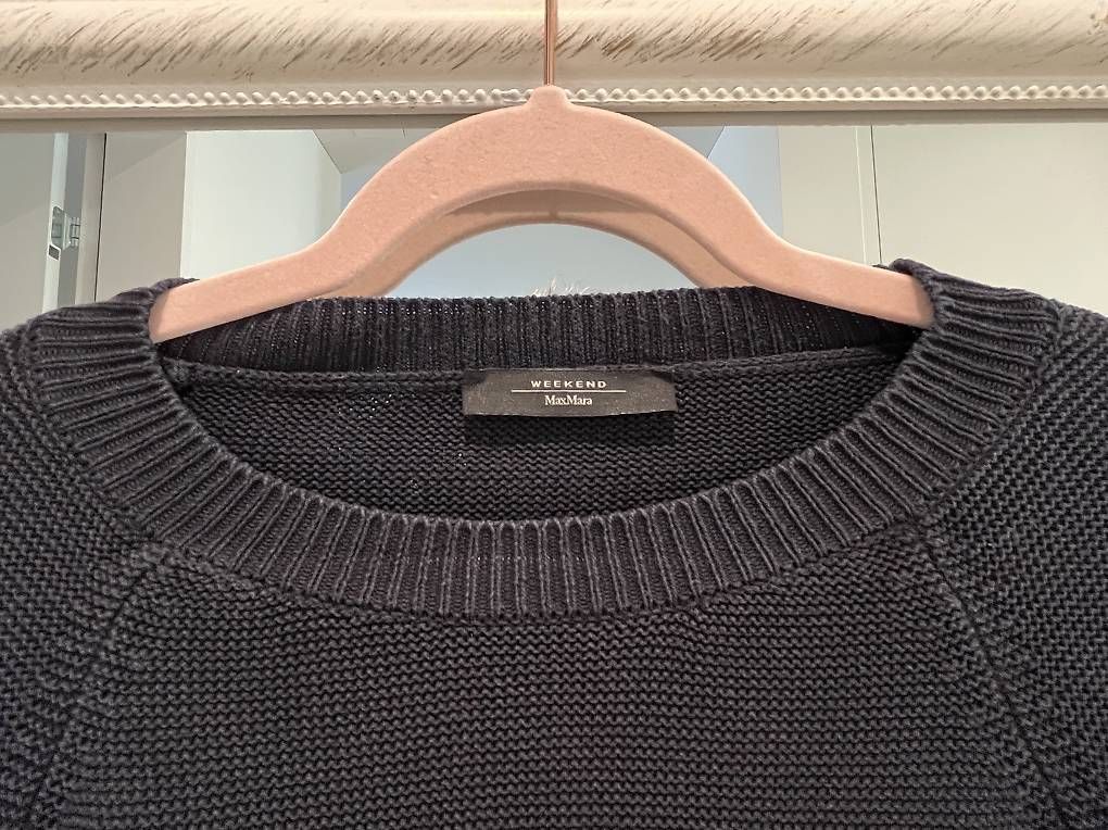 Maglioni & Felpe: Marineblauer Strickpullover von Weekend Max Mara – Usato da Turgi venduto da LindaCristina 2