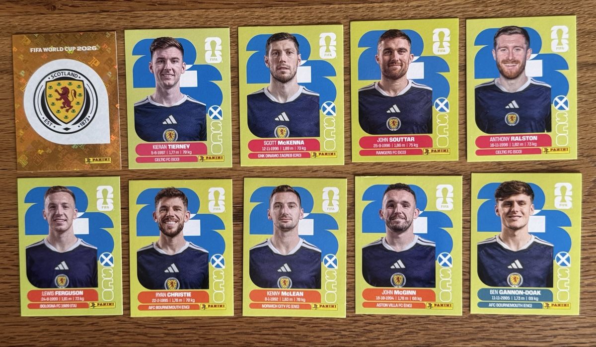 Panini Sammelbilder & Trading cards: Panini Sticker WM 2026 - Schottland  – Neu (gemäss Beschreibung) aus Mägenwil von Goldfire