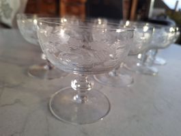 8 STK VINTAGE RETRO WEINGLÄSER