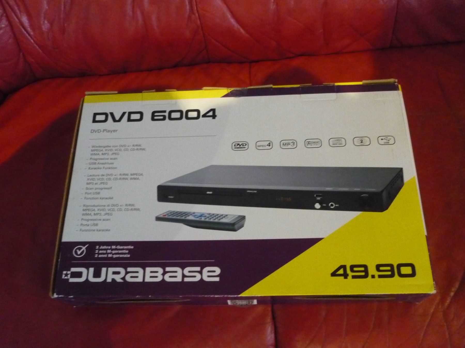 Lettore multimediale & Streamer: DVD Player Durabase DVD 6004 - Neu OVP – Nuovo e nell'imballaggio originale da Beringen venduto da Flatretriever