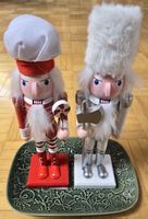 Duo Holz-Nussknacker (25cm) + Passender Teller von Søstrene