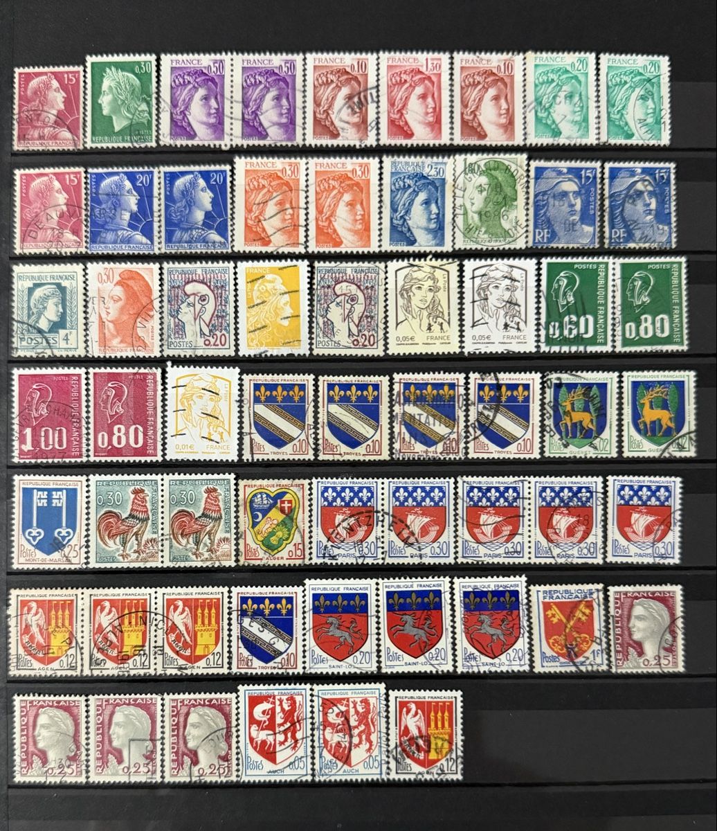 Alle Briefmarken: 141 timbres France – Gebraucht aus Petit-Lancy von Solcarm 1