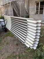 Wellblechplatten 5 lange 5 kleine4250 Länge ca. 110cm Breite
