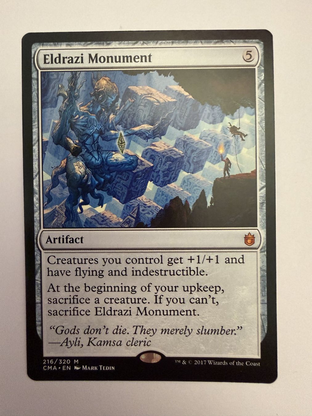 Magic The Gathering Sammelbilder & Trading cards: Carte Magic Eldrazi Monument artifact 216/320 M 2017 – Gebraucht aus Kloten von Mumiiin