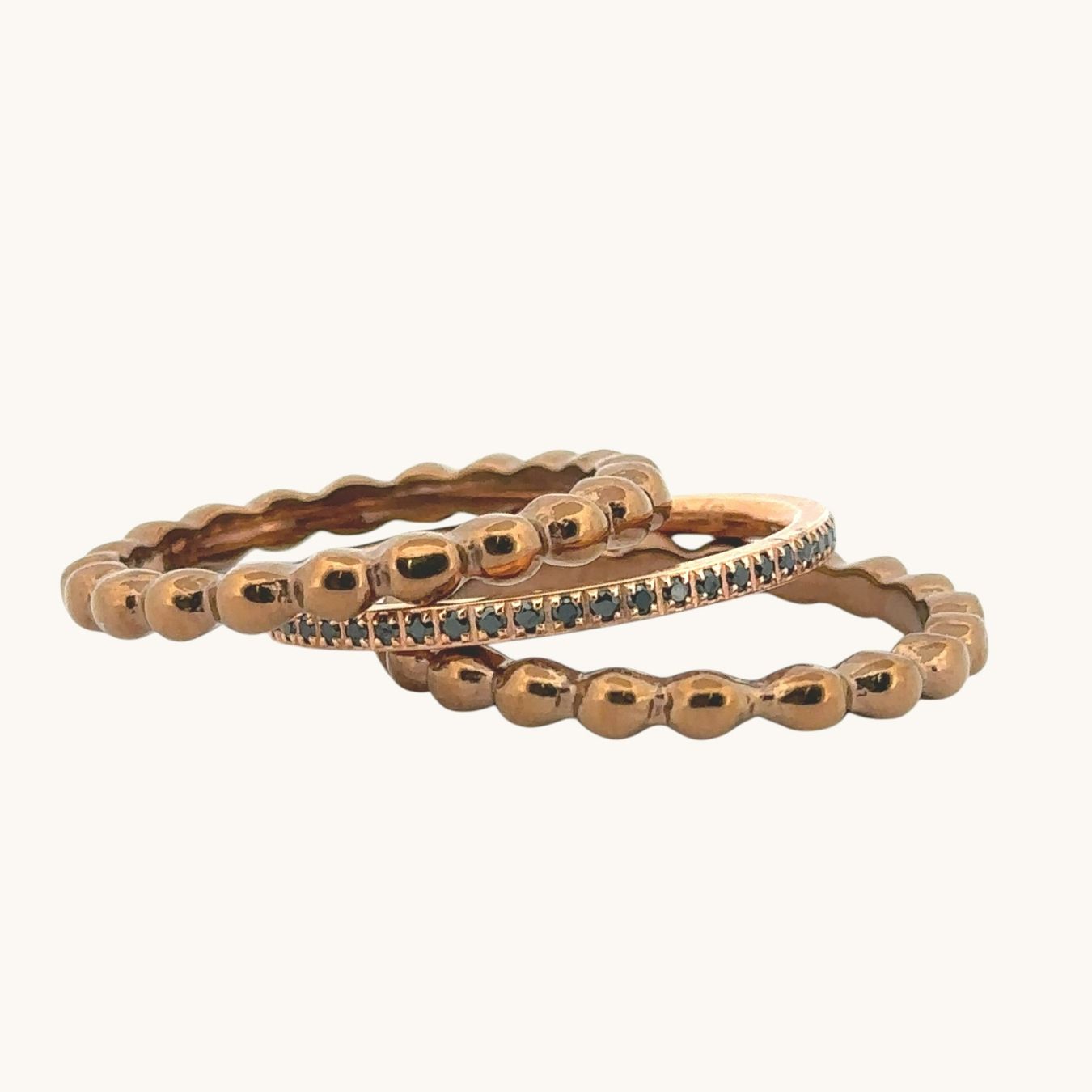 Olga Ribler Ringe: Ring-Set aus 3 Ringen – Edelstahl –Grösse 62 – Neu (gemäss Beschreibung) aus Luzern von Schmuckoutlet 2