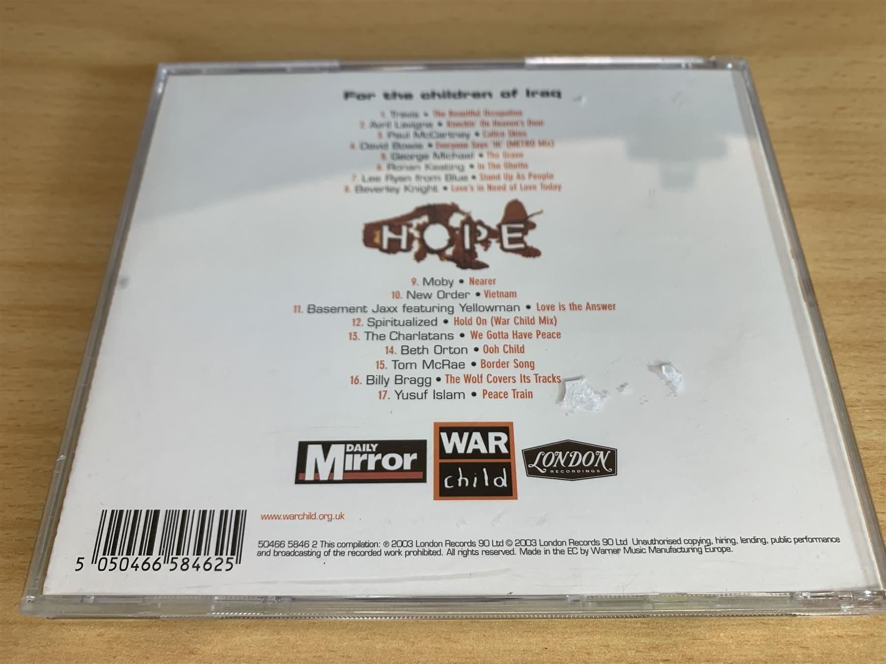 CD: War Child - Hope – Usato da Rikon im Tösstal venduto da Alpenmutz 1