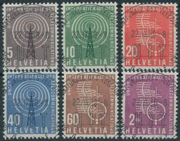 1958 - Genfer Aemter • UIT - Ersttag Voll Stempel ET